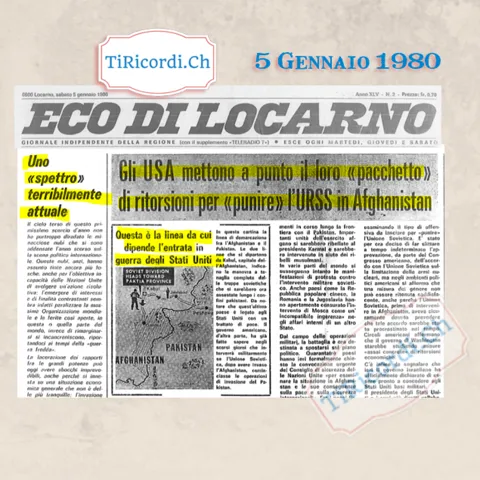 Gli USA mettono a punto il loro pacchetto di ritorsioni per punire l'URSS in Afghanistan: quarantatré paesi chiedono la convocazione urgente del Consiglio di sicurezza, 1980