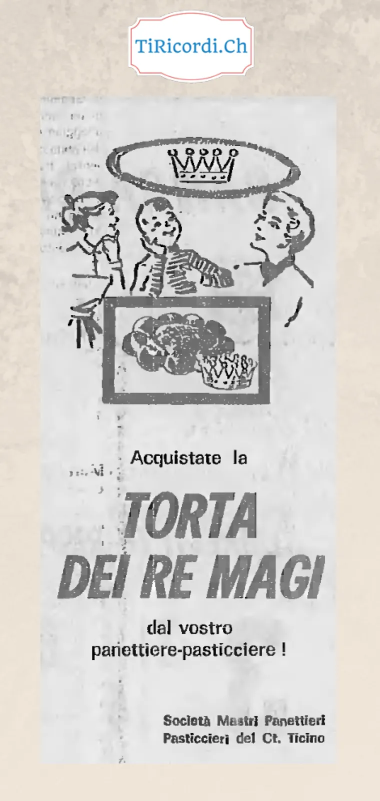 Acquistate la torta dei Re Magi dal vostro panettiere-pasticciere: la campagna dei Mastri Panettieri ticinesi
