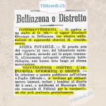 Cronaca cittadina a Bellinzona: Multe e Vaccinazioni.
 Gennaio 1919, #100anni fa