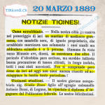 BREAKING NEWS dal 20 marzo 1889 #130anni