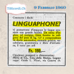 9 Febbraio 1960: Corsi di lingue su disco #60anni