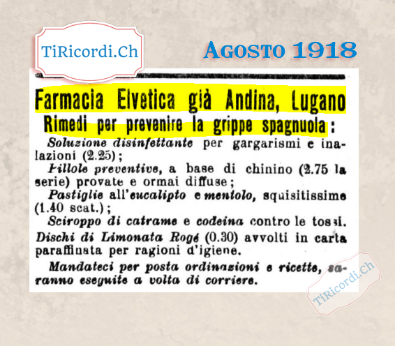 Come il Ticino si preparava alla temibile "influenza spagnola" del 1918 #pandemie
