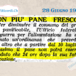 28 Giugno 1940: Il pane fresco bandito #2GM #80anni