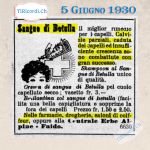 5 Giugno 1930: Il sangue di betulla come rimedio per i vostri capelli #90anni