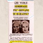 Settembre 1950: Come sembrare più giovani! pubblicità di #70anni fa.